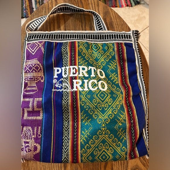 Handmade Ethnic Boho Hippy Crossbody Bag - Puerto Rico - Picture 1 of 10